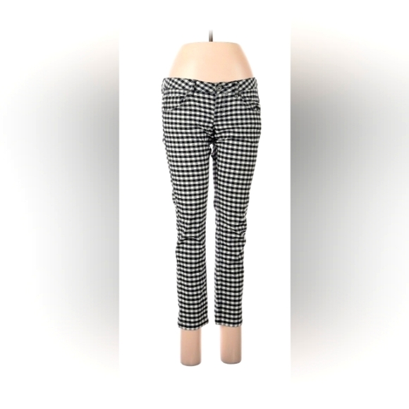 GUESS Jeans Checker Capri Size 28 - Picture 1 of 2